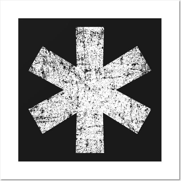 Asterisk Distressed Wall Art by PsychicCat